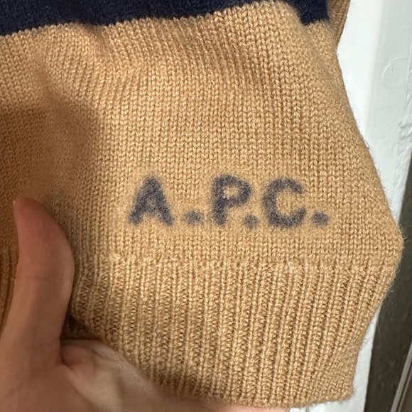 A.P.C. Penny Knit Sweater | Horizontal Stripes Parisian Chic medium - Picture 2 of 12